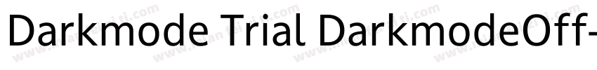 Darkmode Trial DarkmodeOff字体转换